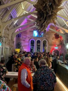 The pre-conference social at ‘The Chapel’ in the Greenwood Hotel, North Sydney (Image: Evan Mueller)