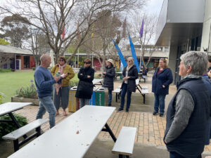 AIH President Michael Casey at Catholic Regional School