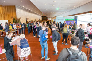 Delegates enjoying networking during a break