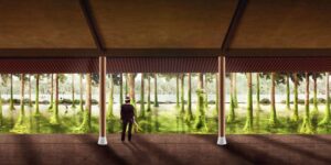 Salad Dressing’s vision for a riparian forest within the Jurong Lake Gardens (Image: Salad Dressing)