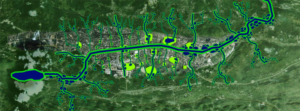 The 'sponge system' - not just transforming a river, transforming the whole infrastructure (Image: Turenscape)