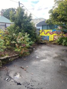 Glebe Public School installation 'Before"