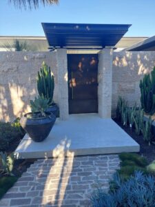 The entrance of a home is as important as the entertaining space (Image: Rich Earth)