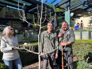 Key members of the new planting design creation team Virginia Kennett -Garden Design, Tyler Rogers – Horticulturist, and Jason Lewis - Senior Curator (Image: Emily Drewniak)