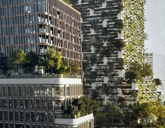 A new project in Utrecht Netherlands. This façade and green roof project underwent tringent planning with the local fire regulators before approval (images supplied by Michael Casey)